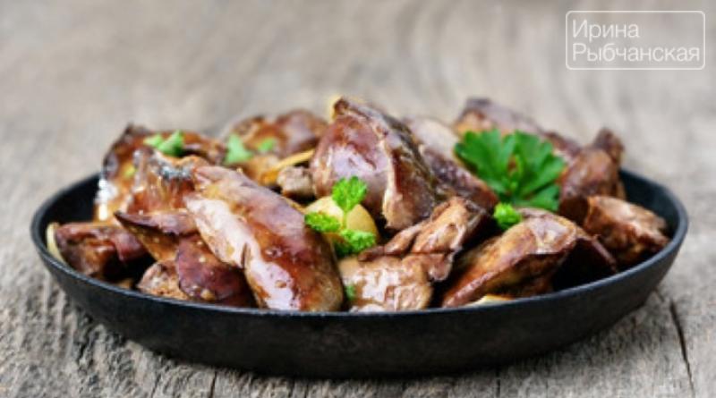 Fried chicken liver with onions - recipes for cheerful gourmets